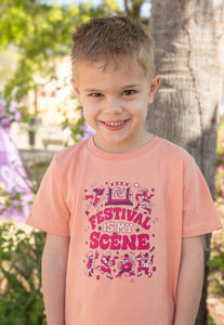 20 - Toddler Peach Scène Shirt 2025