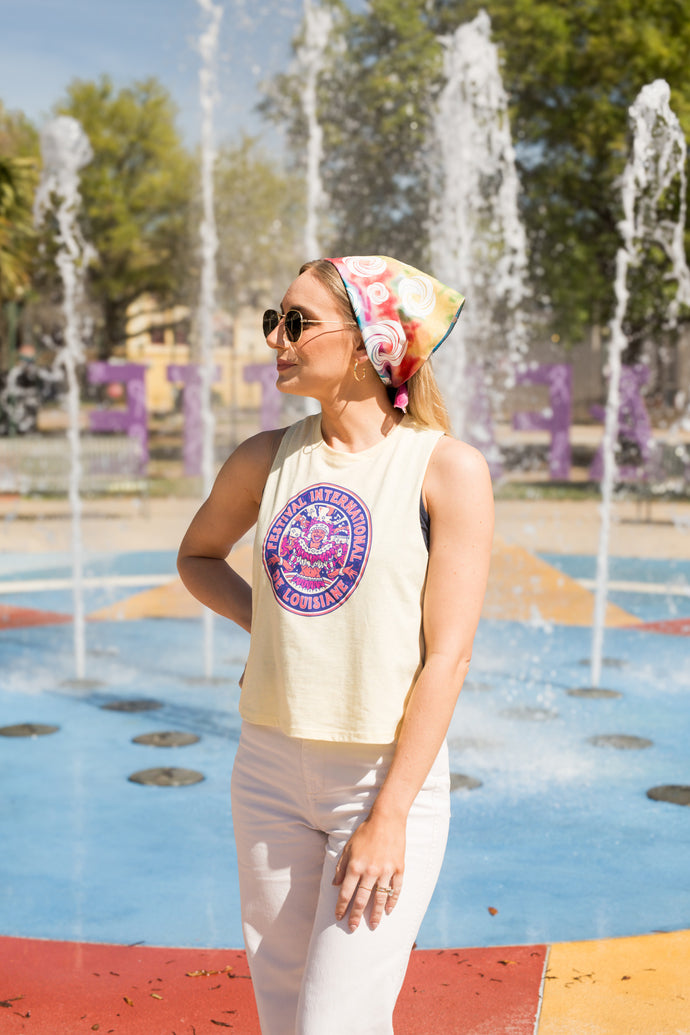 14 - Yellow Crop Tank 2025