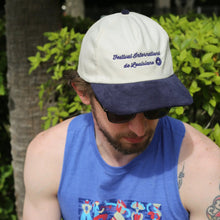 Load image into Gallery viewer, White and blue Hat
