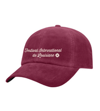 Load image into Gallery viewer, Red Corduroy Hat
